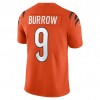 Maillot Homme Cincinnati Bengals Joe Burrow 9 Nike Orange 2021 NFL Draft